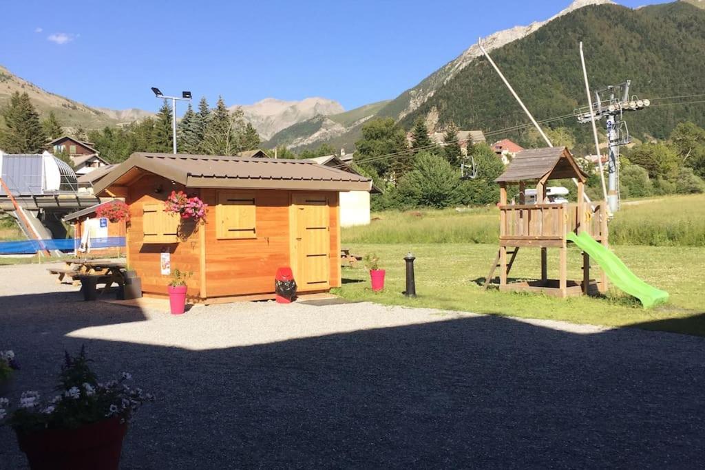 Appart très ensoleillé 7 pers au pied des pistes Ancelle Esterno foto